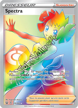 Carte Pokémon Spectra n°175 de la série Styles de Combat