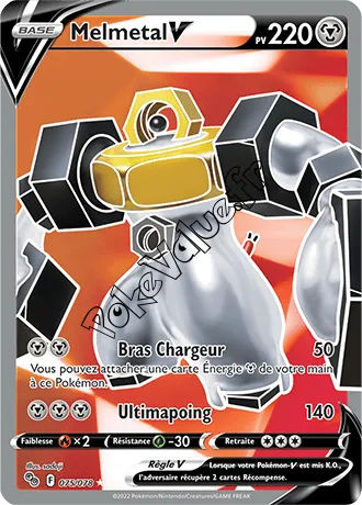Carte Pokémon Melmetal V n°075 de la série Pokémon GO